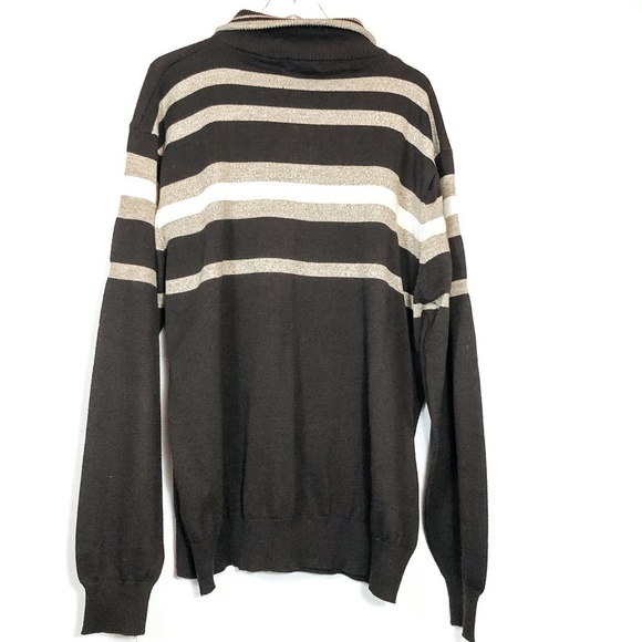 Pronti by Phita 1/4 Zip Striped Pullover Sweater - Picture 8 of 8